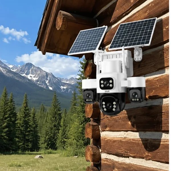 INOX-X24 4G Solar eSIM 4 Lens PTZ Güvenlik Kamerası