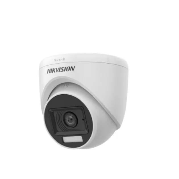 Hikvision DS-2CE76D0T-LPFS 2 MP Smart Hybrid Light Sesli Turret Kamera